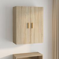Hangkast 69,5x34x90 cm sonoma eikenkleurig