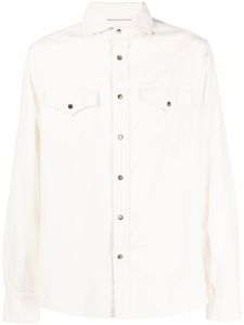 Brunello Cucinelli chemise d'inspiration western en coton - Blanc