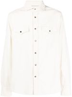 Brunello Cucinelli chemise d'inspiration western en coton - Blanc