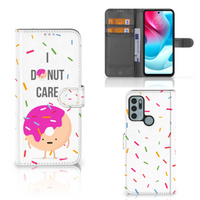 Motorola Moto G60s Book Cover Donut Roze