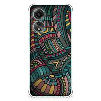 OPPO A78 4G Doorzichtige Silicone Hoesje Aztec