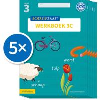 Schrijfbaas Blokletters Werkboek 3C (Set van 5) (Paperback)