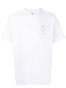 Sporty & Rich t-shirt en coton à logo imprimé - Blanc