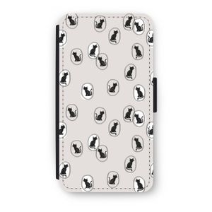 Miauw: iPhone X Flip Hoesje