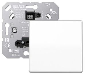 Jung drukdimmer met drukknop 420W tronic 1711DE AS500 wit