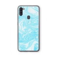 Waterverf blauw: Samsung Galaxy A11 Transparant Hoesje Waterverf blauw: Samsung Galaxy A11 Transparant Hoesje