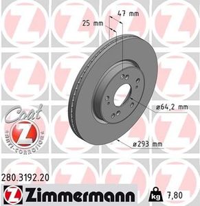 Remschijf COAT Z 280319220