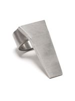 Rick Owens bague Trunk en argent