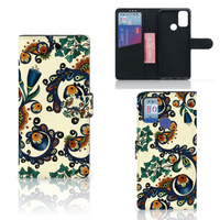 Wallet Case Alcatel 1S (2021) Barok Flower