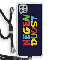 90's One: Samsung Galaxy A22 4G Transparant Hoesje met koord