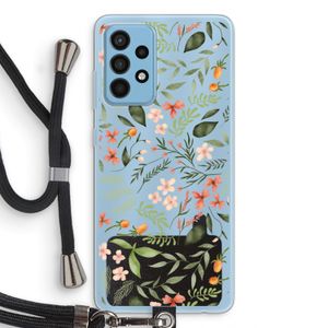 Sweet little flowers: Samsung Galaxy A52 Transparant Hoesje met koord