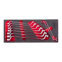 Milwaukee Ringsleutelset | Foam inlay | Dubbel | 9-delig - 4932499086