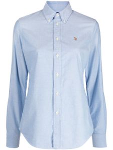 Polo Ralph Lauren chemise à logo brodé - Bleu