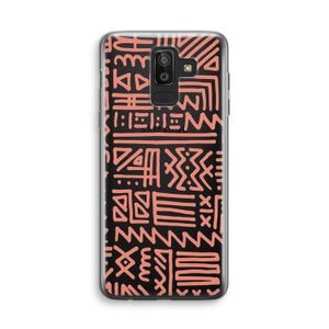 Marrakech Pink: Samsung Galaxy J8 (2018) Transparant Hoesje