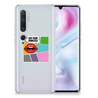 Xiaomi Mi Note 10 Pro Silicone Back Cover Popart Princess - thumbnail