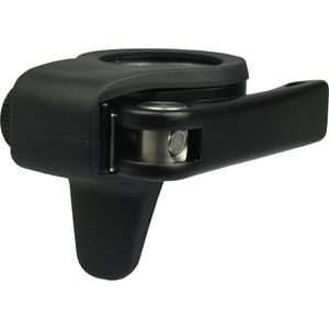 VWP zadelpenklem snelspanner met rubberstofkap 31,8mm zwart