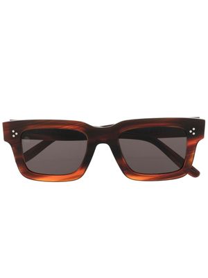 Retrosuperfuture lunettes de soleil Stinger Fiammato à monture carrée - Rouge