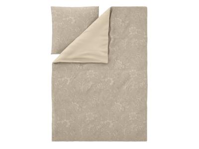 LIVARNO Satijnen dekbedovertrek 140 x 200 cm (Beige)