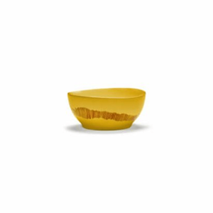 SERAX - Feast by Ottolenghi - Kom S 15x15cm Sunny Yellow Swirl-St