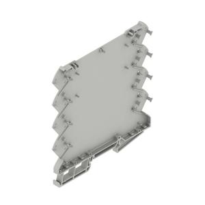 Weidmüller CH20M6 BP 4P-4P AGY LF 1 1293807 DIN-rail-behuizing basiselement Gesloten, Voor DIN-rail montage 6.1 x 110.7 Kunststof Grijs 50 stuk(s)