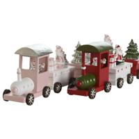 Kerstversiering DKD Home Decor Rood Groen 35,5 x 5 x 8,8 cm (2 Stuks)