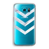 Marmeren pijlen: Samsung Galaxy S6 Transparant Hoesje