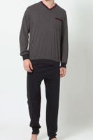 Gotzburg Pyjama met V-hals blauw