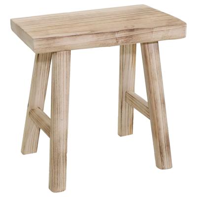 Zit krukje - bijzet stoeltje - Decowood - voor kinderen - 40 x 22 x 26 cm - rechthoek Zit krukje - bijzet stoeltje - Decowood - voor kinderen - 40 x 22 x 26 cm - rechthoek