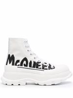 Alexander McQueen baskets montantes Tread Slick - Blanc - thumbnail