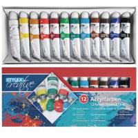 Stylex Acrylverf 12ml 12 Tubes Stylex Acrylverf 12ml 12 Tubes