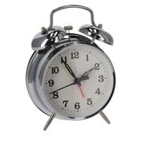 Gerimport Wekker - retro klassieke - metaal met bellen - 16 cm - Vintage wekkers