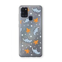 Manta: Samsung Galaxy A21s Transparant Hoesje Manta: Samsung Galaxy A21s Transparant Hoesje