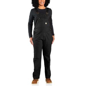 Carhartt Rugged Flex Relaxed Fit Canvas Bib Zwart Overall Dames