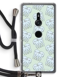 Octopussen: Sony Xperia XZ2 Transparant Hoesje met koord
