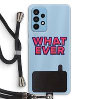Whatever: Samsung Galaxy A52 Transparant Hoesje met koord