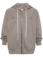 Rick Owens hoodie en coton à fermeture zippée - Marron