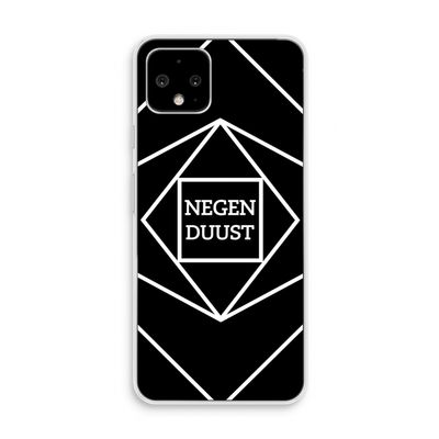 Negenduust geometrisch: Pixel 4 Transparant Hoesje