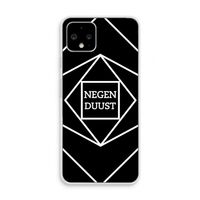 Negenduust geometrisch: Pixel 4 Transparant Hoesje