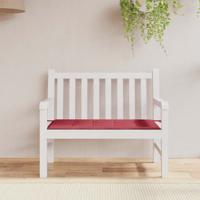 VidaXL Tuinbankkussen 120x50x4 cm oxford stof wijnrood