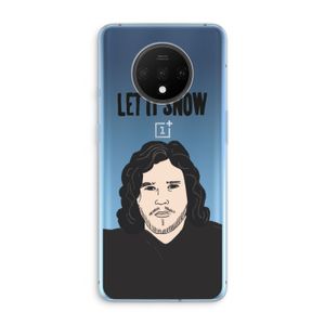 Let It Snow: OnePlus 7T Transparant Hoesje