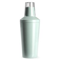 Plasticforte Cocktailshaker - kunststof - mintgroen - 500 ml - 22 cm hoog - Cocktails maken