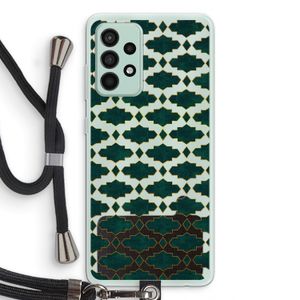 Moroccan tiles: Samsung Galaxy A52s 5G Transparant Hoesje met koord