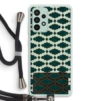 Moroccan tiles: Samsung Galaxy A52s 5G Transparant Hoesje met koord