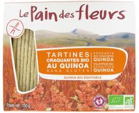 Le Pain des Fleurs Quinoa Crackers 150 gram - thumbnail