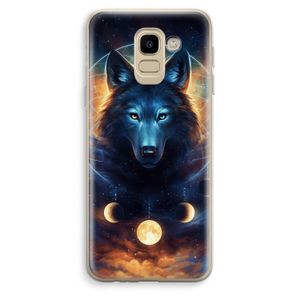 Wolf Dreamcatcher: Samsung Galaxy J6 (2018) Transparant Hoesje