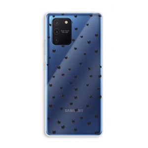 Kleine kattenkopjes: Samsung Galaxy Note 10 Lite Transparant Hoesje