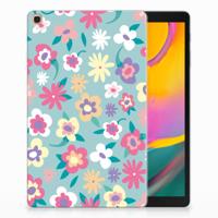 Samsung Galaxy Tab A 10.1 (2019) | Siliconen hoesje | Flower Power