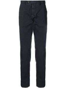 Corneliani pantalon chino à coupe slim - Bleu