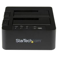 StarTech.com USB 3.1 (10Gbps) Standalone Duplicator Dock voor 2.5" & 3.5" SATA SSD/HDD schijven met Fast-Speed Duplication tot 28GB/min - thumbnail