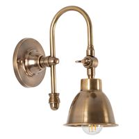 Wandlamp Pasco Antiek Messing Wandlamp Pasco Antiek Messing